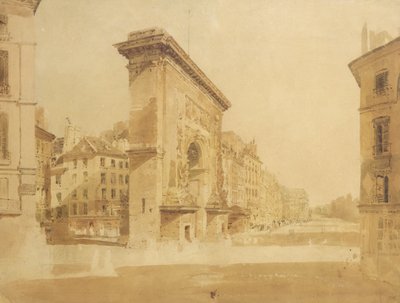 Porte St Denis, Parigi da Thomas Girtin